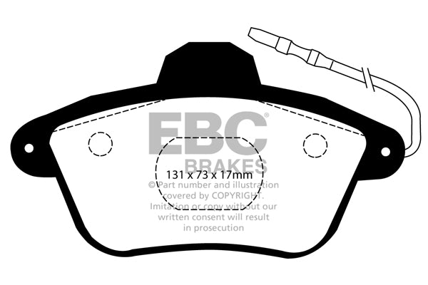 EBC Brakes Yellowstuff 4000 Series Street – DP41526R