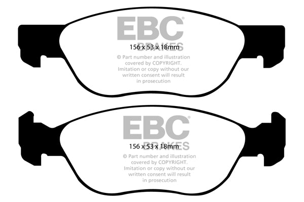 EBC Brakes Ultimax OE Replacement Brake Pad Set – DP1530