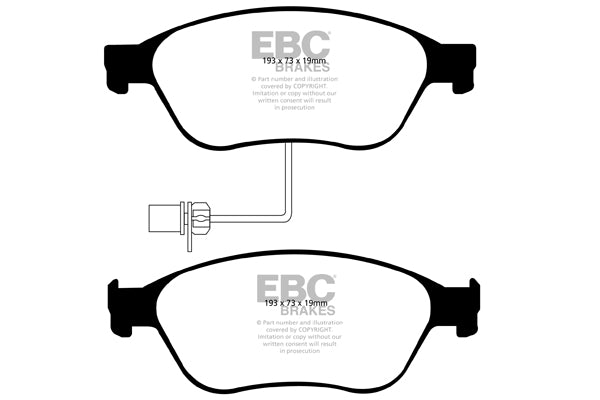 EBC Brakes Yellowstuff 4000 Series Street – DP41535R