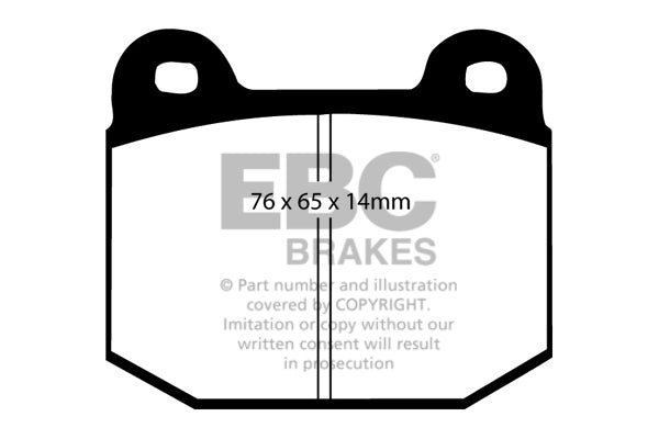 EBC Brakes Bundle – Rear 316mm BSD Discs with Bluestuff Pads – PD19KR237