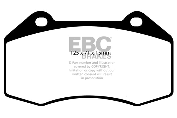 EBC Brakes Yellowstuff 4000 Series Street – DP41539R