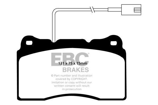 EBC Brakes Bundle – Front 330mm GD Discs with Bluestuff Pads – PD14KF535