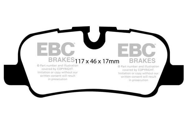 EBC Brakes Ultimax OE Replacement Brake Pad Set DP1542 - Performance HQ - United Kingdom