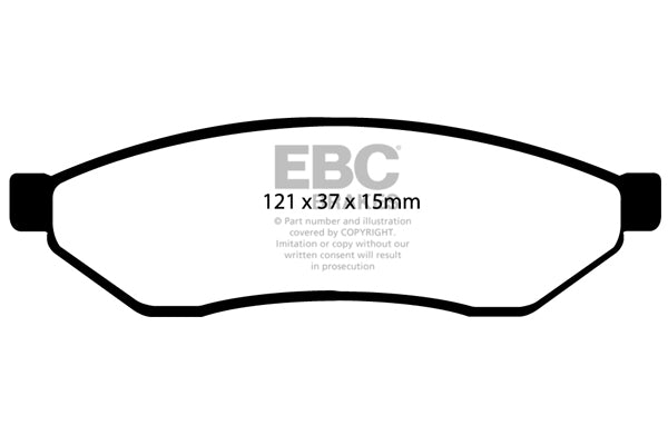 EBC Brakes Ultimax OE Replacement Brake Pad Set – DP1546