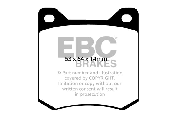 EBC Brakes Ultimax OE Replacement Brake Pad Set – DP156
