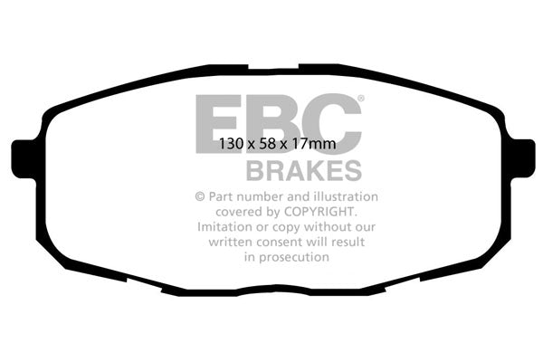 EBC Brakes Yellowstuff 4000 Series Street – DP41556R