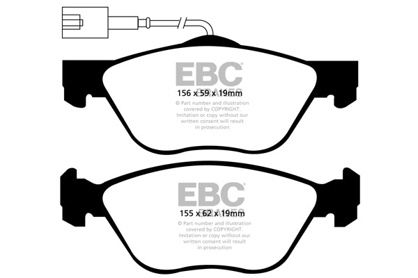EBC Brakes Yellowstuff 4000 Series Street – DP41571R