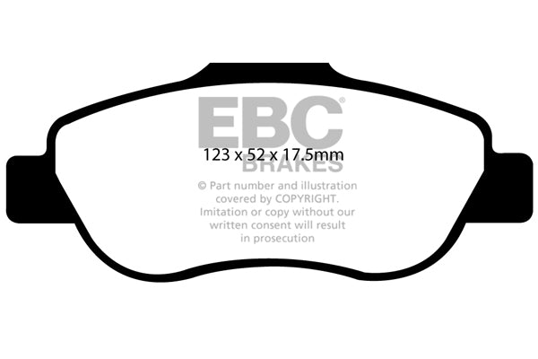 EBC Brakes Ultimax OE Replacement Brake Pad Set – DP1573