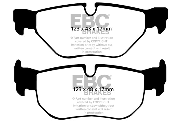 EBC Brakes Ultimax OE Replacement Brake Pad Set – DP1577