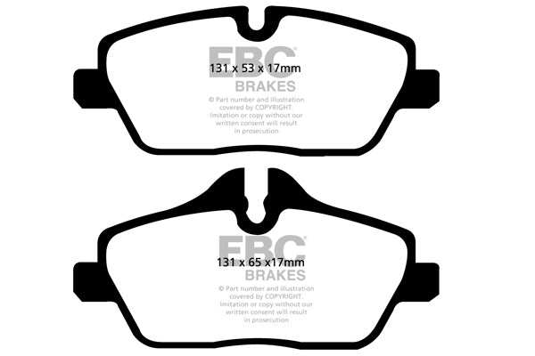 EBC Brakes Ultimax OE Replacement Brake Pad Set DP1578 - Performance HQ - United Kingdom