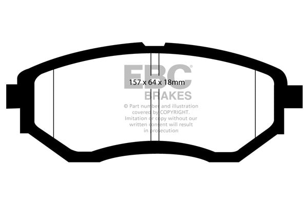 EBC Brakes Yellowstuff 4000 Series Street – DP41578R
