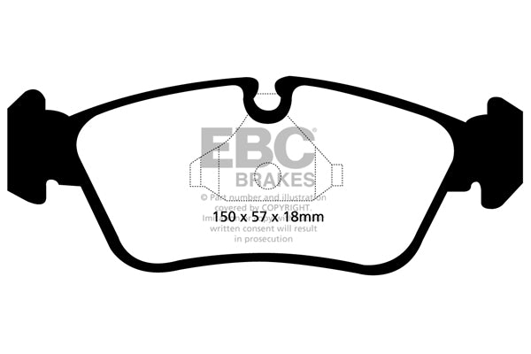 EBC Brakes Yellowstuff 4000 Series Street – DP41586R