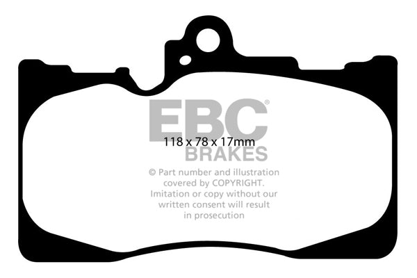 EBC Brakes Yellowstuff 4000 Series Street – DP41589R