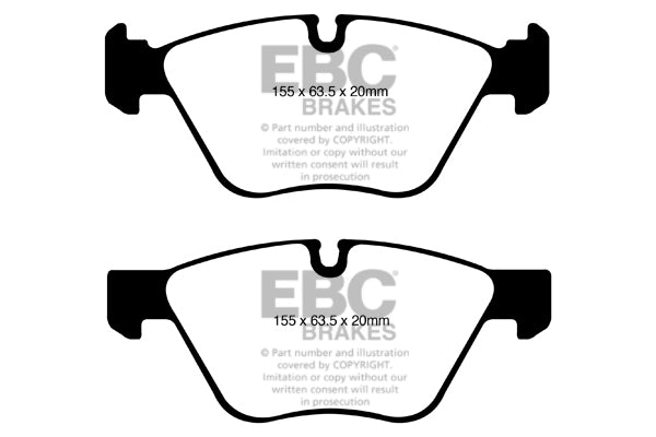 EBC Brakes Bundle – Front 330mm GD Discs with Bluestuff Pads – PD14KF577