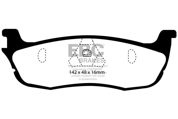 EBC Brakes Yellowstuff 4000 Series Street – DP41599R
