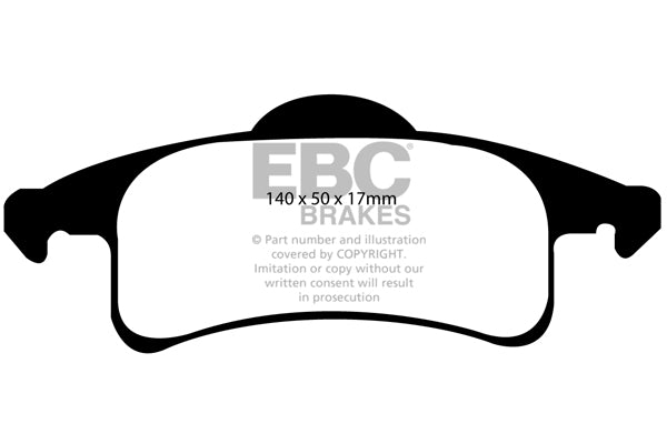 EBC Brakes Yellowstuff 4000 Series Street – DP41599R