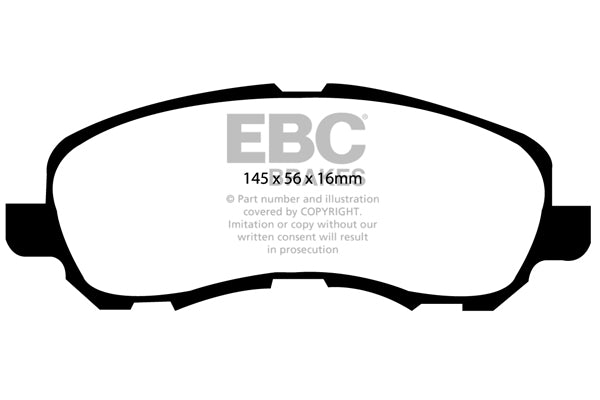 EBC Brakes Yellowstuff 4000 Series Street – DP41614R