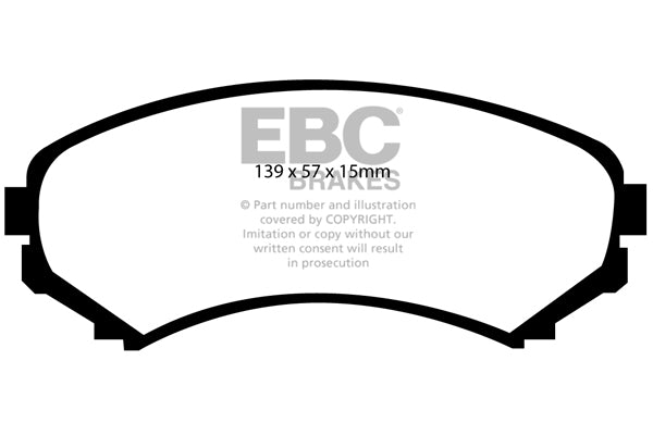 EBC Brakes Yellowstuff 4000 Series Street – DP41619R