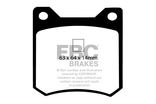 EBC Brakes Yellowstuff 4000 Series Street – DP41622R