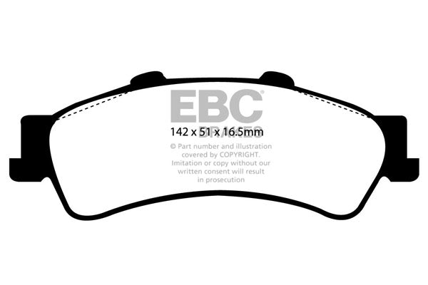 EBC Brakes Yellowstuff 4000 Series Street – DP41622R