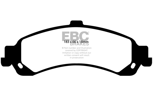EBC Brakes Yellowstuff 4000 Series Street – DP41635R