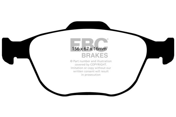 EBC Brakes Bundle – Front 278mm BSD Discs with Yellowstuff Pads – PD18KF041