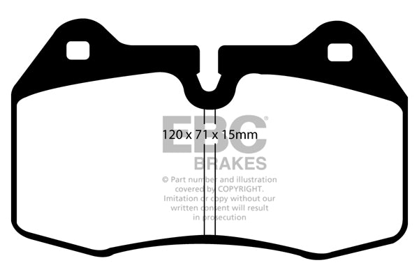 EBC Brakes Ultimax OE Replacement Brake Pad Set – DP817