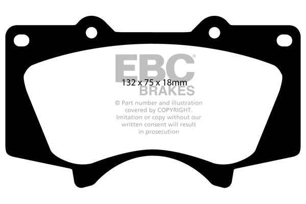 EBC Brakes Bundle – Front 338mm GD Discs with Bluestuff Pads – PD14KF628
