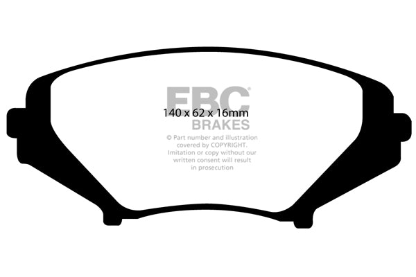 EBC Brakes Yellowstuff 4000 Series Street – DP41664R