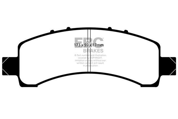 EBC Brakes Yellowstuff 4000 Series Street – DP41667R