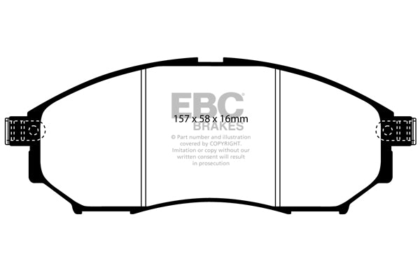 EBC Brakes Yellowstuff 4000 Series Street – DP41669R