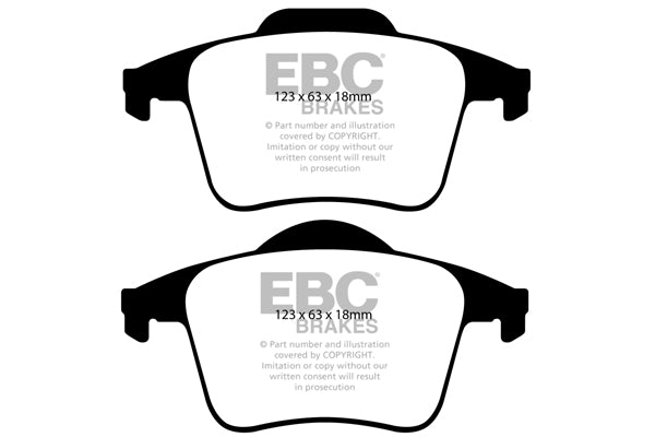 EBC Brakes Yellowstuff 4000 Series Street – DP41680R