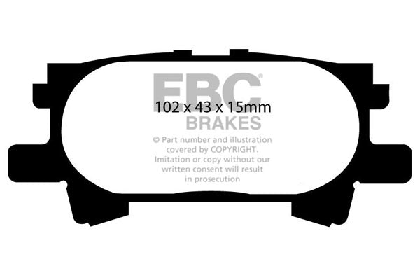 EBC Brakes Yellowstuff 4000 Series Street – DP41681R
