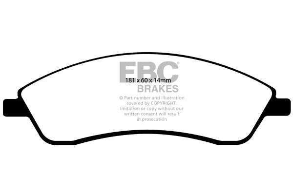 EBC Brakes Bundle Front 323mm GD Discs with Redstuff Pads PD12KF084 - Performance HQ - United Kingdom