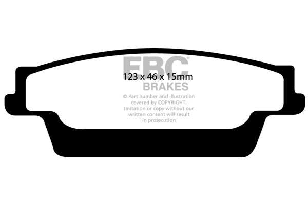 EBC Brakes Bundle Rear 320mm GD Discs with Greenstuff 2000 Pads PD11KR306 - Performance HQ - United Kingdom