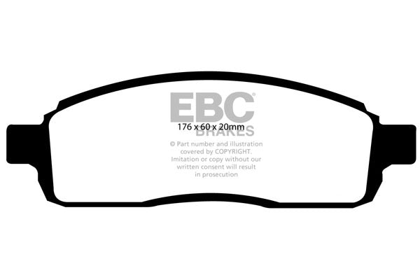 EBC Brakes Yellowstuff 4000 Series Street – DP41693R