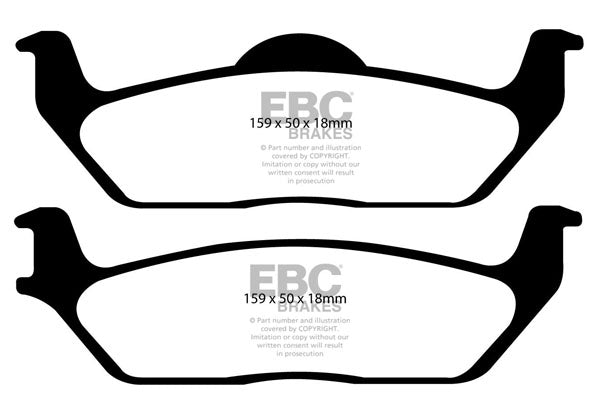 EBC Brakes Yellowstuff 4000 Series Street – DP41697R