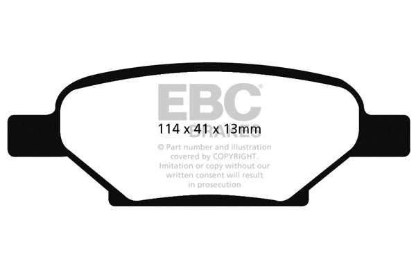 EBC Brakes Greenstuff 2000 Series Sport Brake Pad Set DP21704 - Performance HQ - United Kingdom