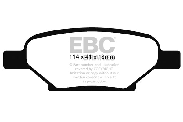 EBC Brakes Greenstuff 2000 Series Sport Brake Pad Set – DP21704