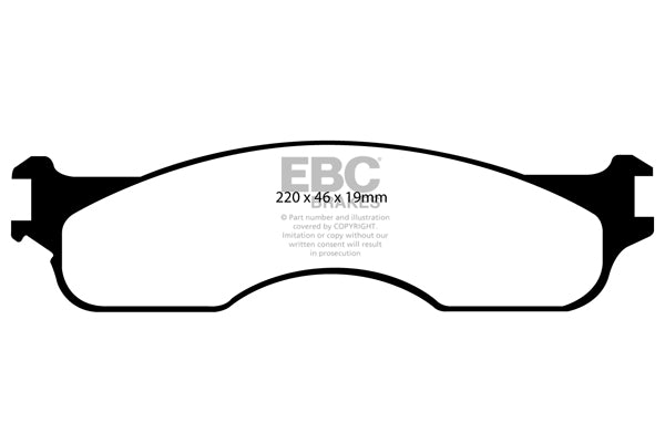 EBC Brakes Yellowstuff 4000 Series Street – DP41705R