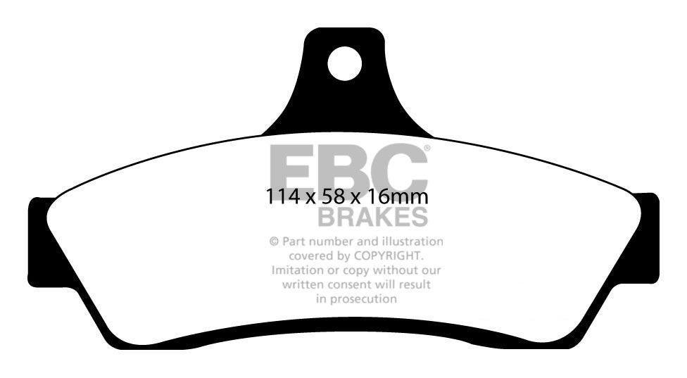EBC Brakes Yellowstuff 4000 Series Street – DP41705R