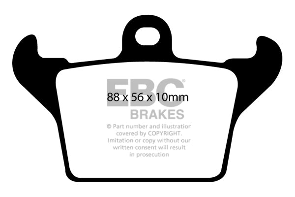 EBC Brakes Ultimax OE Replacement Brake Pad Set – DP1719