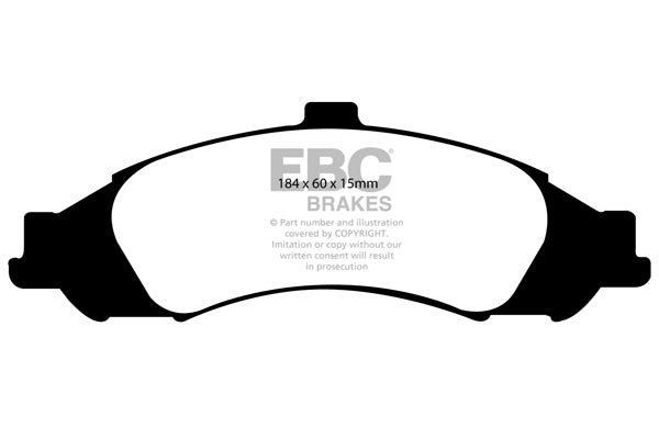 EBC Brakes Yellowstuff 4000 Series Street – DP41718R