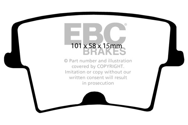 EBC Brakes Yellowstuff 4000 Series Street – DP41718R