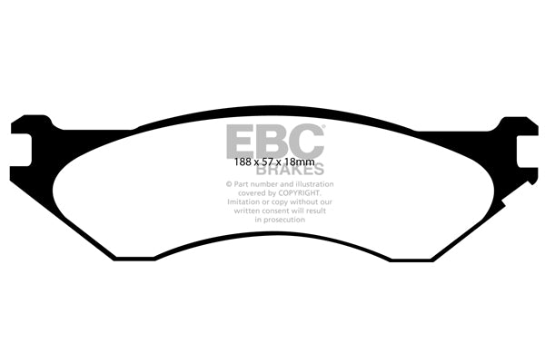 EBC Brakes Yellowstuff 4000 Series Street – DP41723R