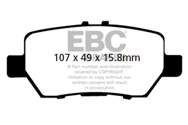 EBC Brakes Yellowstuff 4000 Series Street – DP41736R