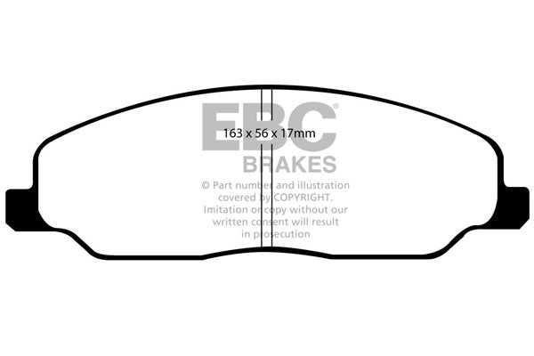 EBC Brakes Bundle – Front 316mm BSD Discs with Bluestuff Pads – PD19KF669