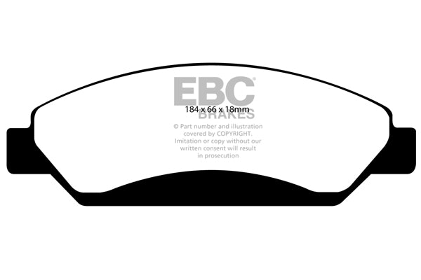 EBC Brakes Yellowstuff 4000 Series Street – DP41742R