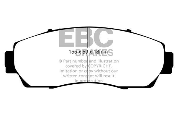 EBC Brakes Yellowstuff 4000 Series Street – DP41742R