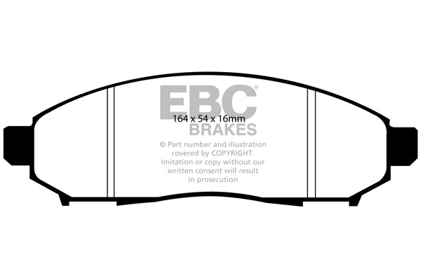 EBC Brakes Yellowstuff 4000 Series Street – DP41747R